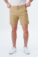 Eubi Khaki 7" Advanced Chino Shorts