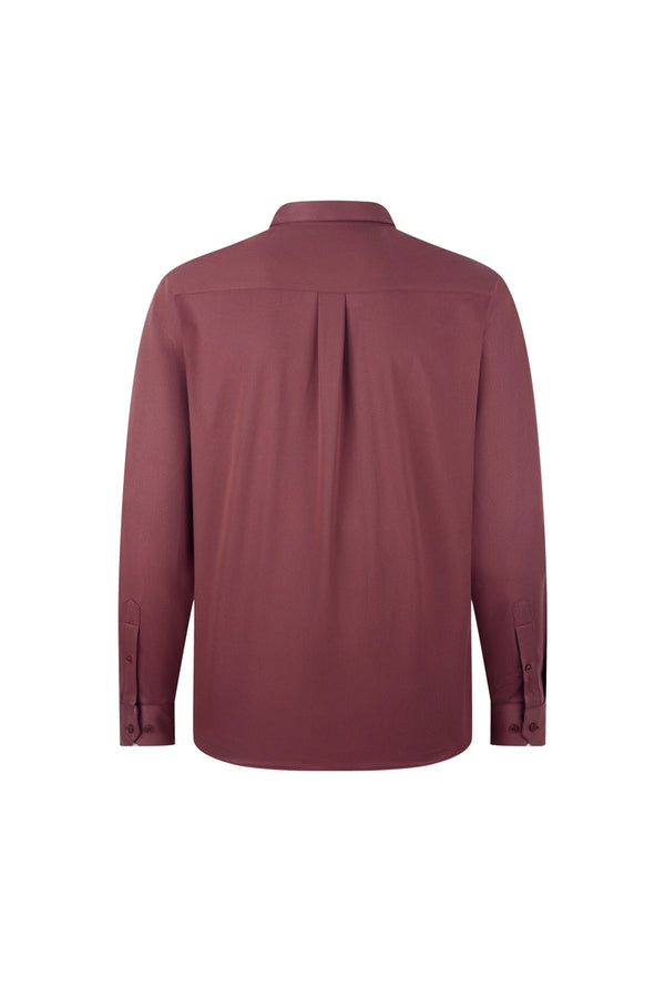 American Heritage Rust Performance Printed Shirt