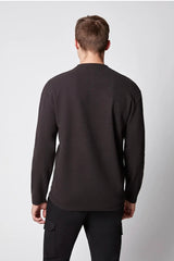 Projek Raw Black Long Sleeve Henley