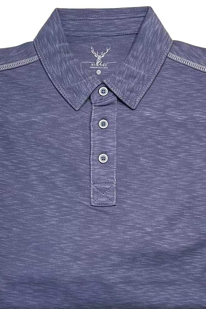 Wholesale,Nicoby Age of Wisdom, Nicoby Age of Wisdom Dusty Purple Modal Polo, Purple, Large-44-TagL