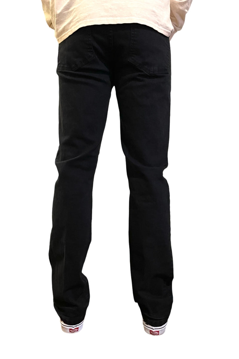 Brisk Black Straight Comfort Stretch Jeans