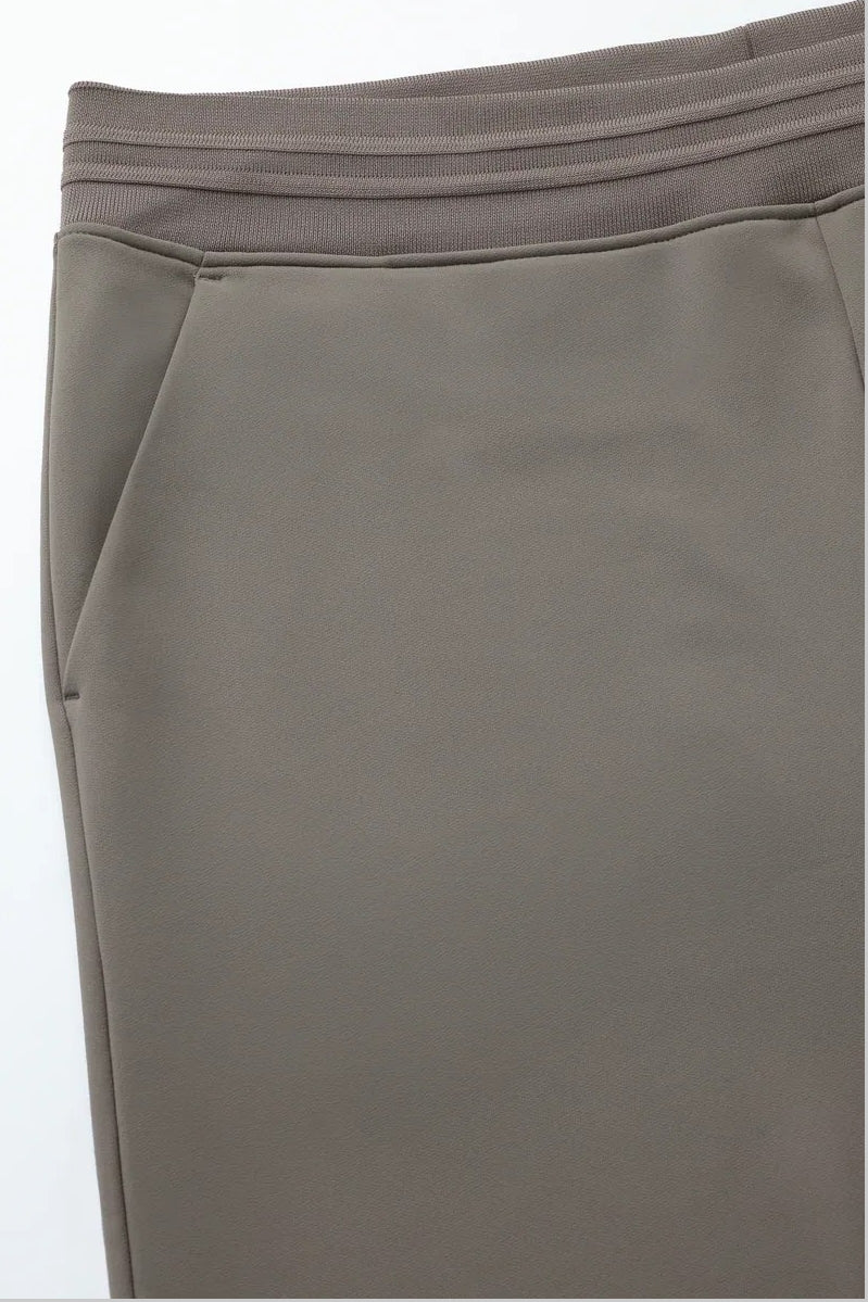 Direct From Brand,FYNE, FYNE Tan Drawstring Performance Casual Pants, Tan, 34W-30L-TagL