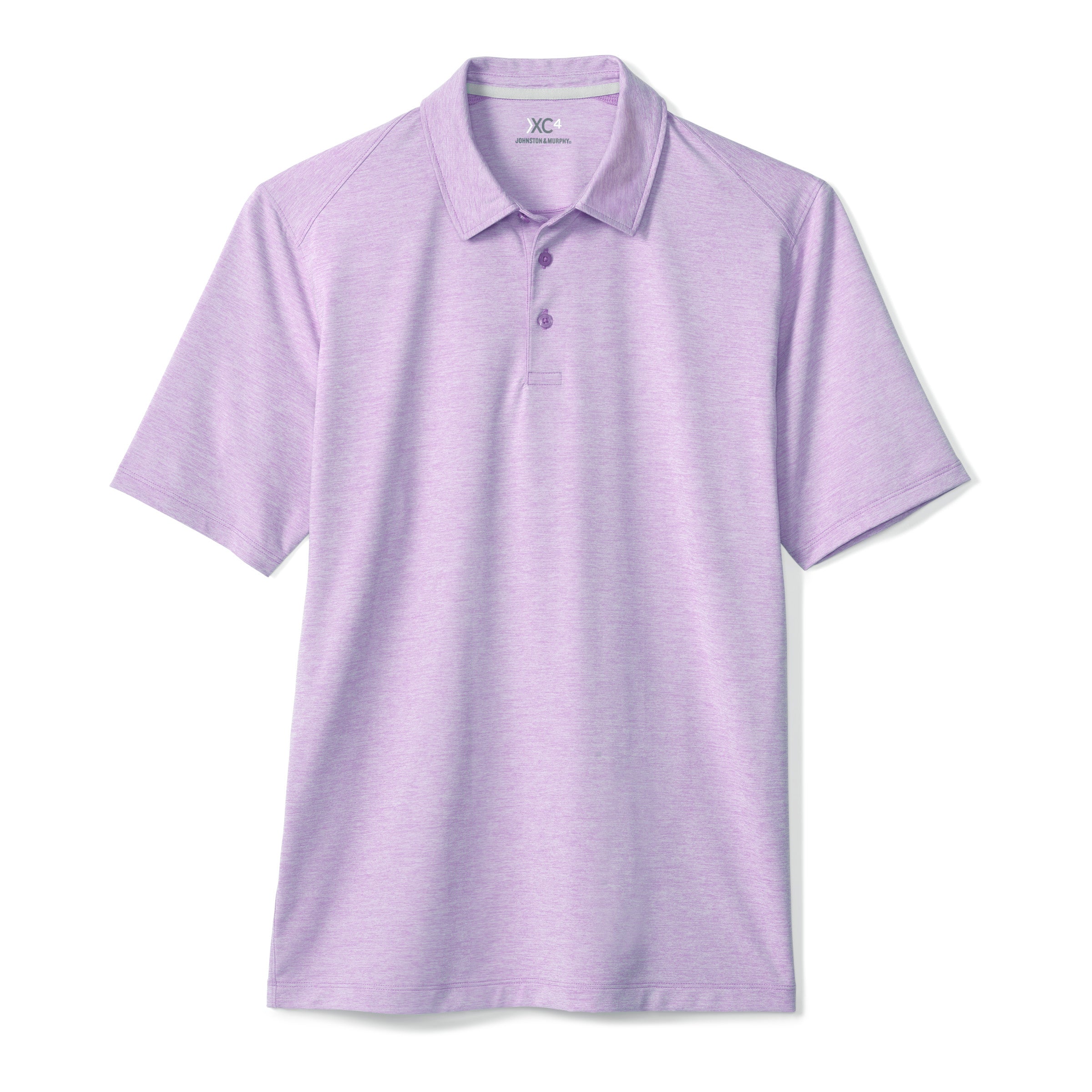 Wholesale,Johnston & Murphy, Johnston & Murphy Purple Solid XC4 Short Sleeve Golf Polo, Purple, Extra Large-49-TagXL