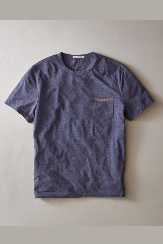 Wholesale,Marine Layer, Marine Layer Vintage Indigo Embroidered Pocket Tee, Blue, Small-40-TagSMedium-43-TagMLarge-45-TagLExtra Large-48-TagXLExtra Extra Large-51-TagXXL