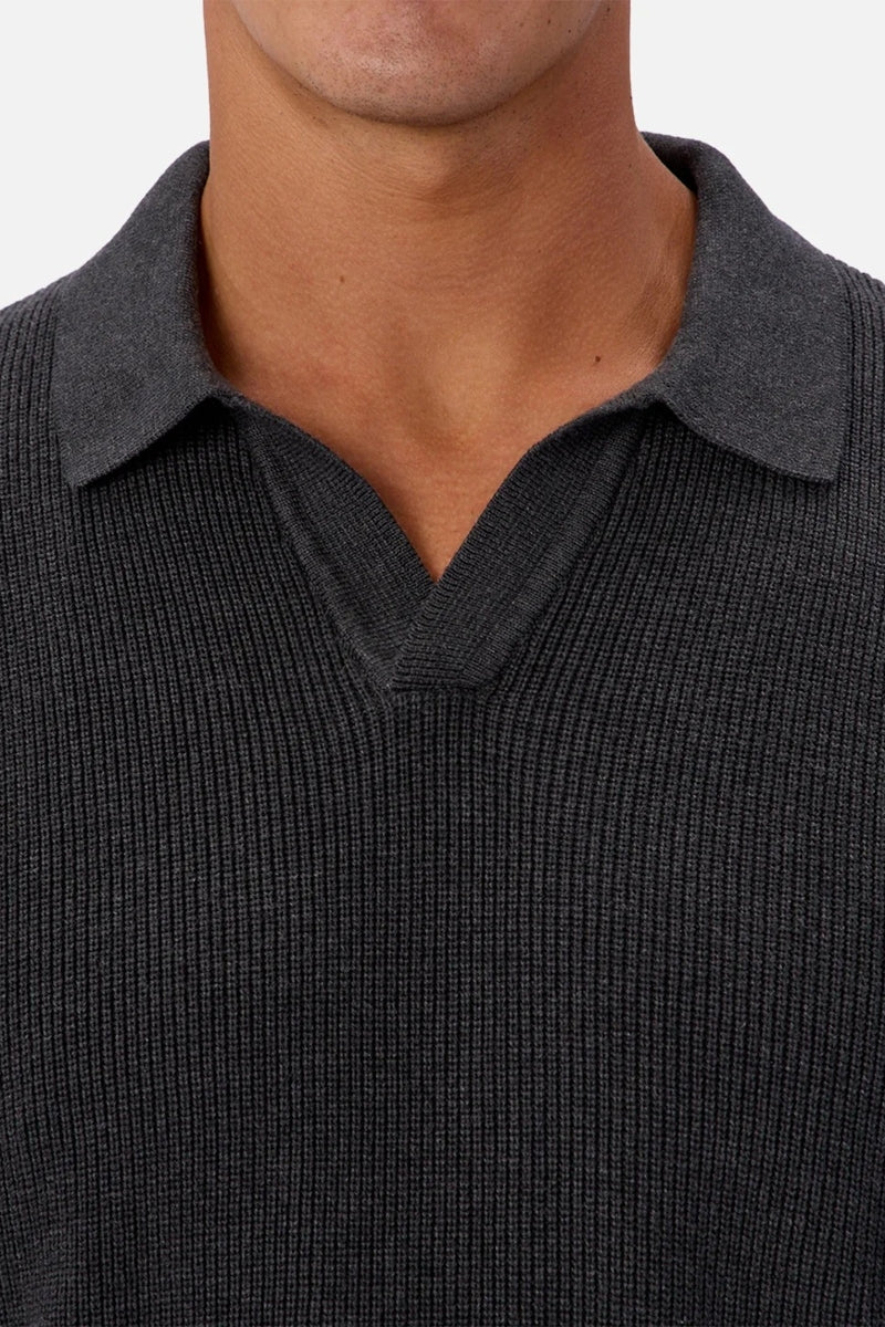 Wholesale,INDUSTRIE AUSTRALIA, INDUSTRIE AUSTRALIA Grey Sweater Polo, Grey, Small-42-TagSMedium-44-TagMLarge-46-TagLExtra Large-48-TagXLExtra Extra Large-50-TagXXL