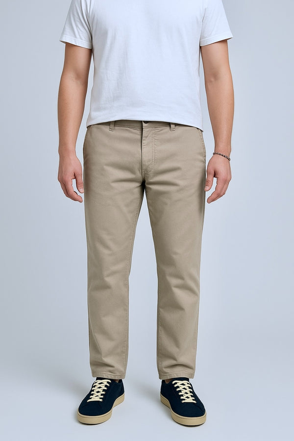 Mavi Sand Twill Zach Stretch Straight Leg Pants