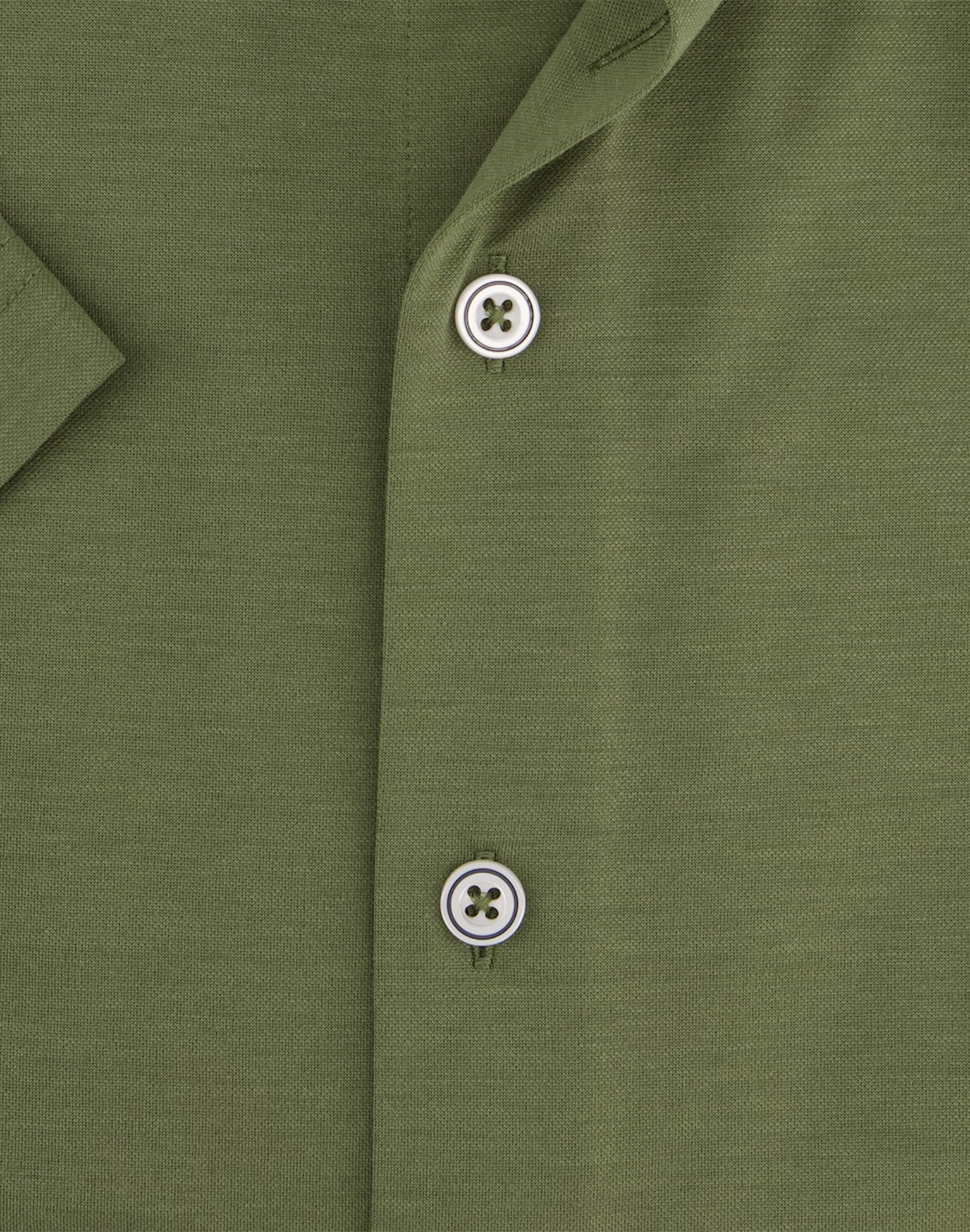 Brand Partner,R2 Amsterdam, R2 Amsterdam Green Knitted Pique Short Sleeve Shirt, Green, Medium-41-Tag39Large-44-Tag41