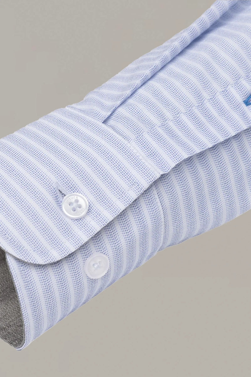 Wholesale,Twillory, Twillory Blue/White Wave Dobby Untuckable Shirt, Blue, Small-40-TagSMedium-43-TagM
