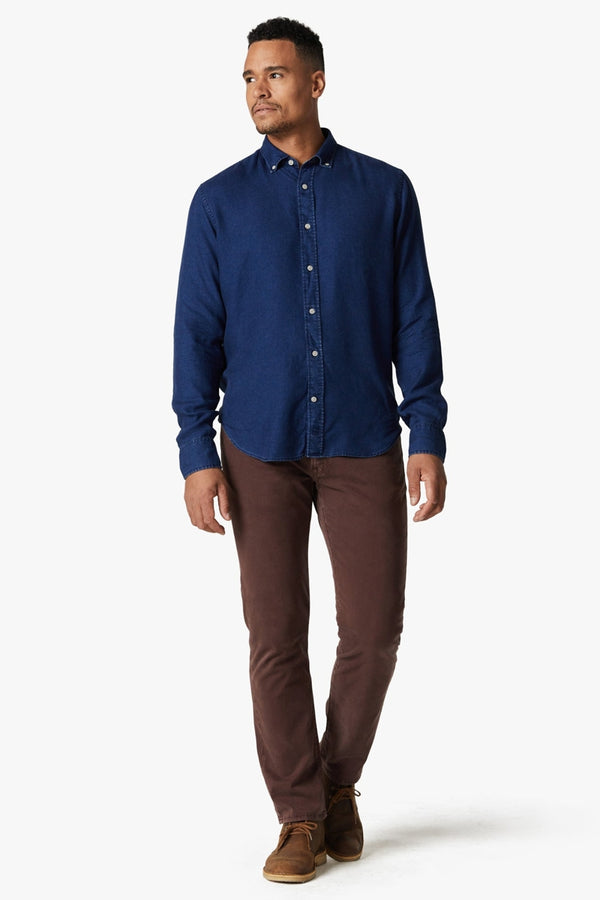 34 Heritage Mid Indigo Denim Shirt