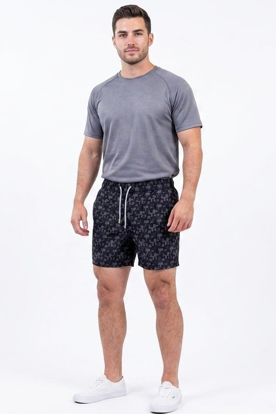 Wholesale,Public Beach, Public Beach Black Performance Geo Print 6