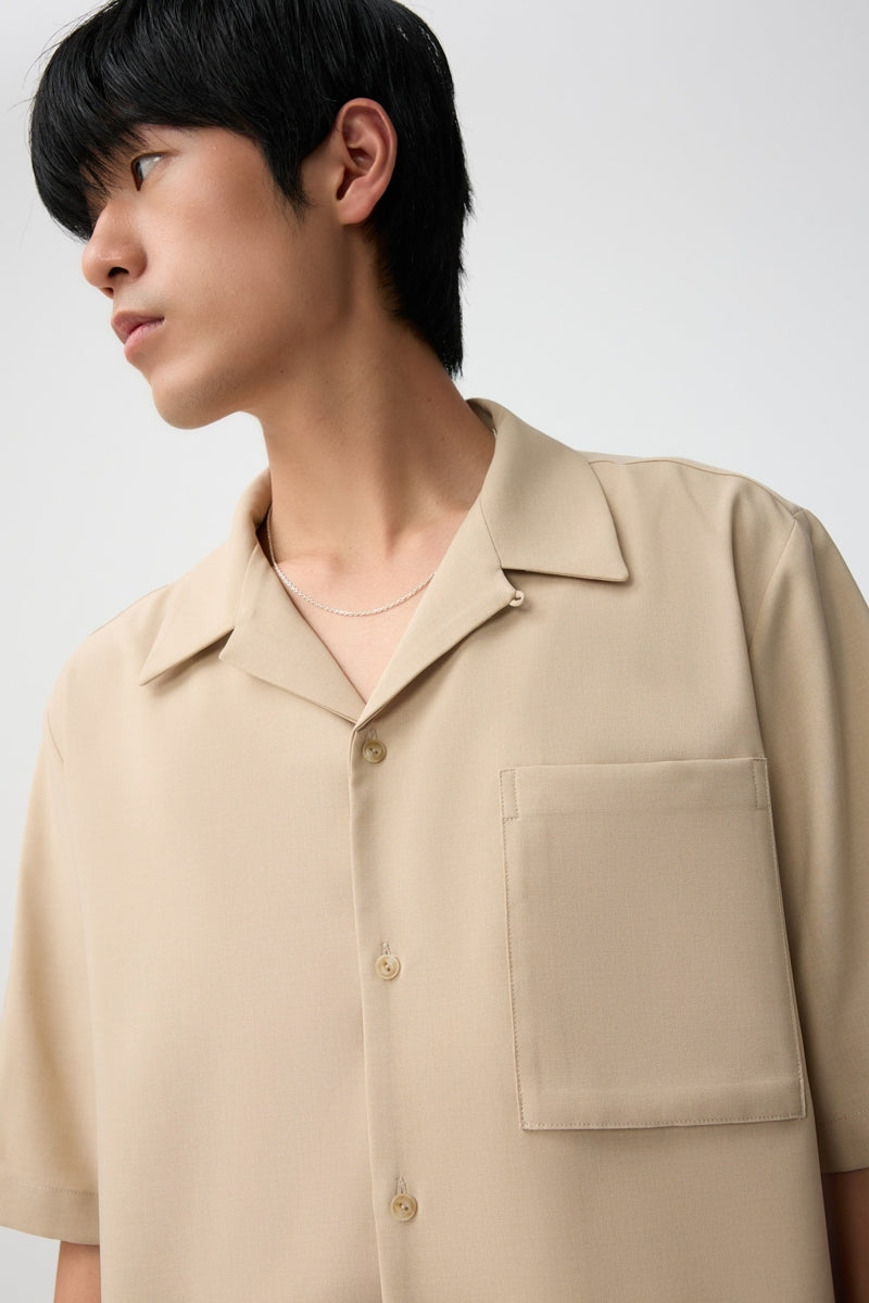 Direct From Brand,FYNE, FYNE Light Khaki Moisture-wicking Shirt, Tan, Medium-45-TagM