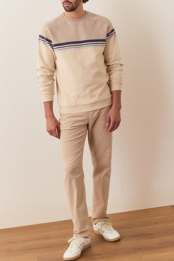 Wholesale,Marine Layer, Marine Layer Stone/Fog Cloud 9 Fleece Sweatshirt, Tan, Small-40-TagSMedium-43-TagMLarge-45-TagL