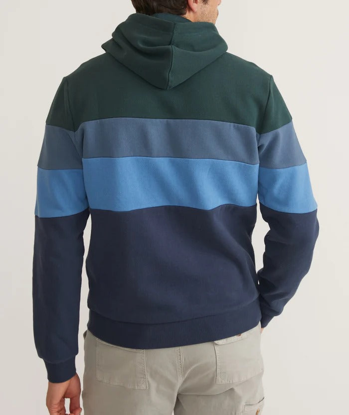 Wholesale,Marine Layer, Marine Layer Blue/Green Colorblock Hoodie, Blue, Large-46-TagLExtra Extra Large-53-TagXXLMedium-43-TagMExtra Large-49-TagXLSmall-41-TagS