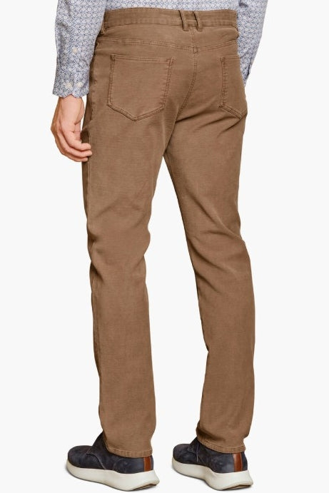 Johnston & Murphy Tan XC Flex Four-way Stretch Straight Leg Pants
