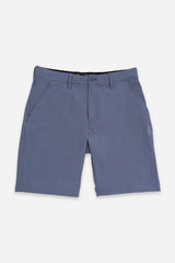 Eubi Stone Blue Golf 9" Shorts with Hidden Drawstrings