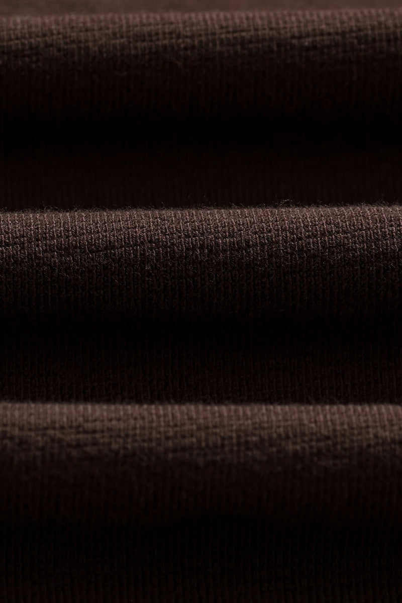 Wholesale,Wax London, Wax London Dark Brown Textured Organic Cotton Polo, Brown, Medium-43-TagMLarge-45-TagLExtra Large-47-TagXL
