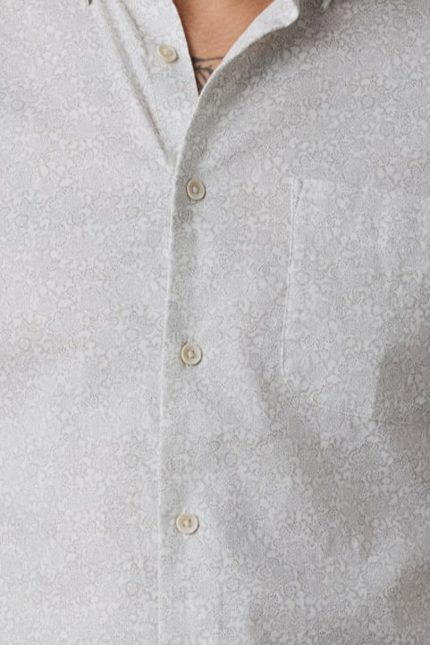 Wholesale,Faherty, Faherty Sage/White Blossom Print Shirt, Green, Small-40-TagSMedium-43-TagMLarge-46-TagLExtra Large-49-TagXLExtra Extra Large-52-TagXXL