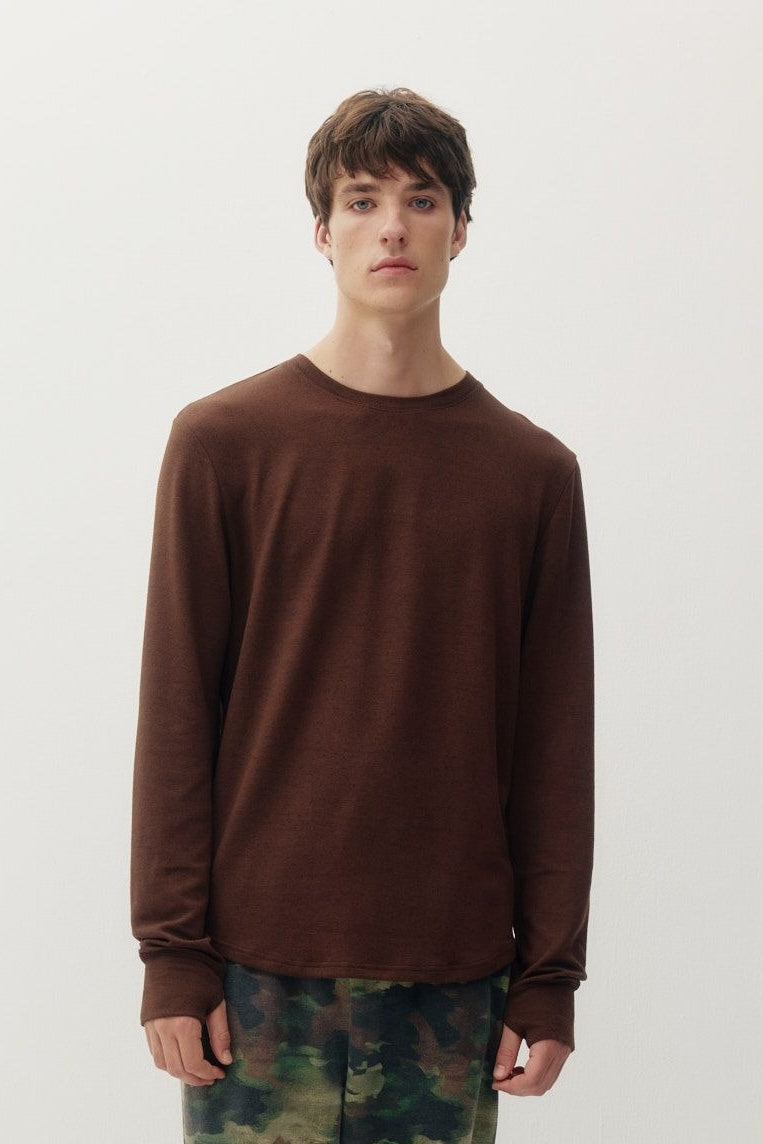 Wholesale,Kuwalla, Kuwalla Tee Melange Brown Crewneck Uppercut Tee, Brown, Small-40-TagSMedium-42-TagMLarge-44-TagLExtra Large-46-TagXLExtra Extra Large-48-TagXXL