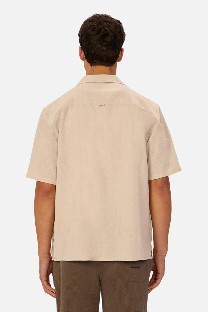 Wholesale,INDUSTRIE AUSTRALIA, INDUSTRIE AUSTRALIA Sand Textured Shirt, Grey, Extra Extra Large-52-TagXXL