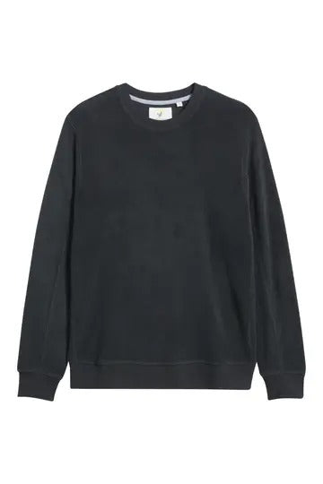Wholesale,James Campbell, James Campbell Black Fleece Textured Sweatshirt, Black, Medium-44-TagMLarge-46-TagLExtra Large-49-TagXL