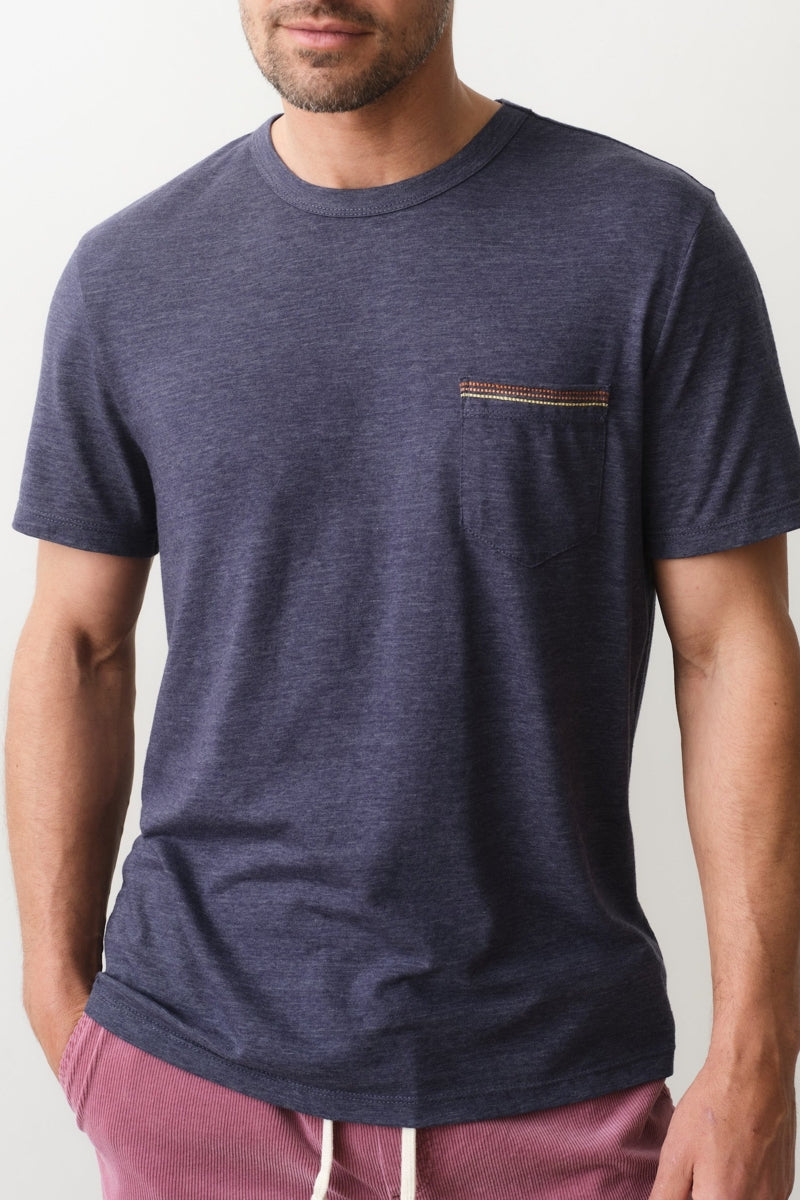 Wholesale,Marine Layer, Marine Layer Vintage Indigo Embroidered Pocket Tee, Blue, Small-40-TagSMedium-43-TagMLarge-45-TagLExtra Large-48-TagXLExtra Extra Large-51-TagXXL