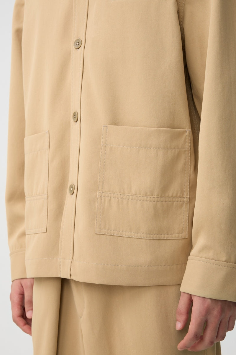 Direct From Brand,FYNE, FYNE Khaki UV Resistant Shacket, Tan, Extra Large-51-TagXL