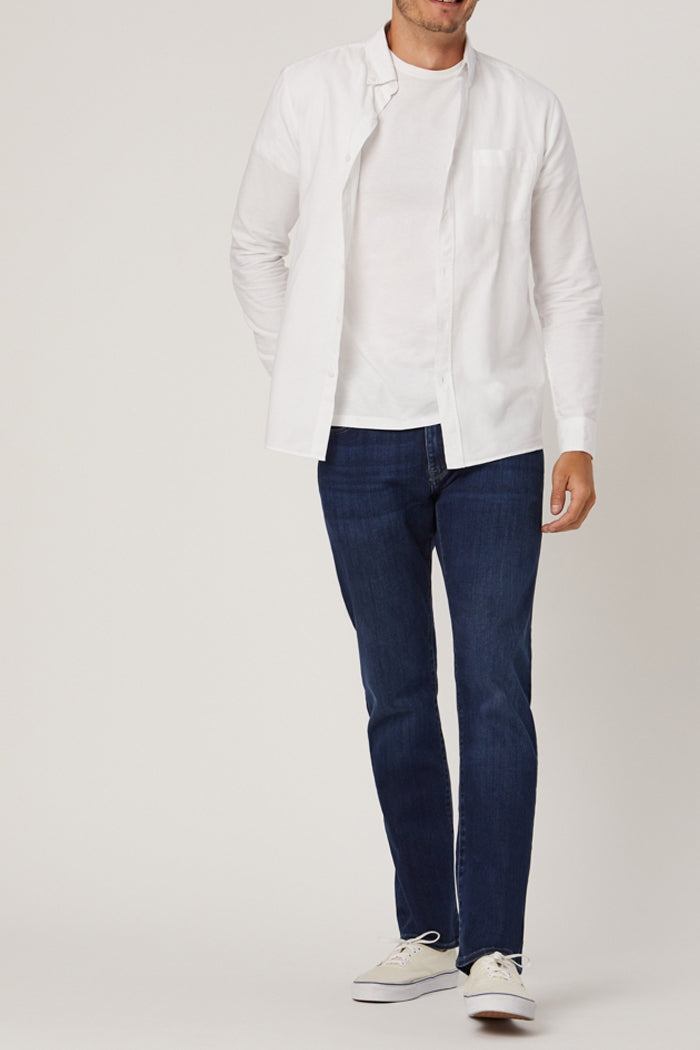 Wholesale,Mavi, Mavi Dark Blue Supermove Zach Straight Leg Jeans, Blue, 34W-34L-Tag34