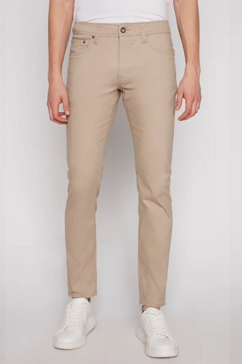 Wholesale,Projek Raw, Projek Raw Beige 5-pocket Comfort Waist Pant, Tan, 40W-32L-Tag40