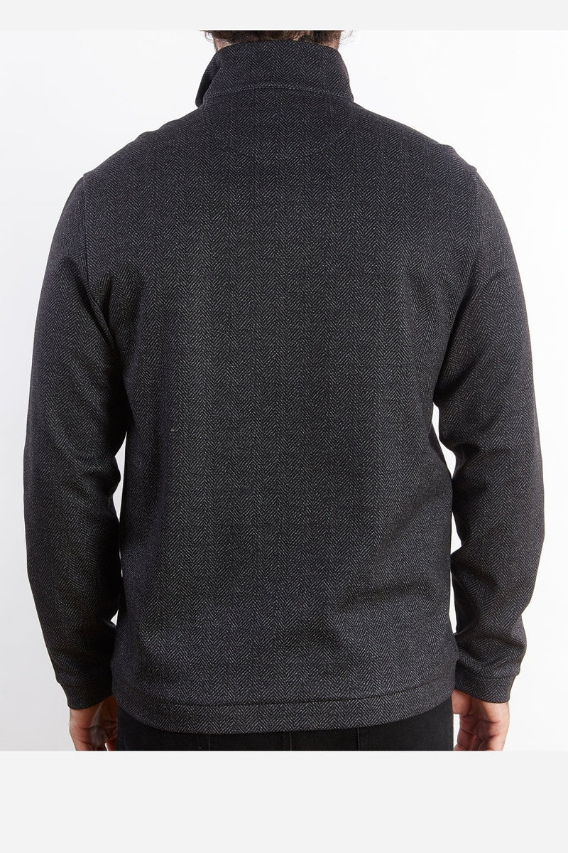 Wholesale,Nicoby Age of Wisdom, Nicoby Age of Wisdom Black 4 Button/Zipper Herringbone Knit Pullover, Black, Large-46-TagL