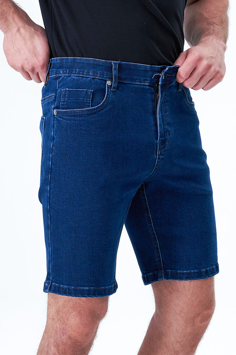 Eubi Sapphire Blue Air-Flex Jean 9" Shorts