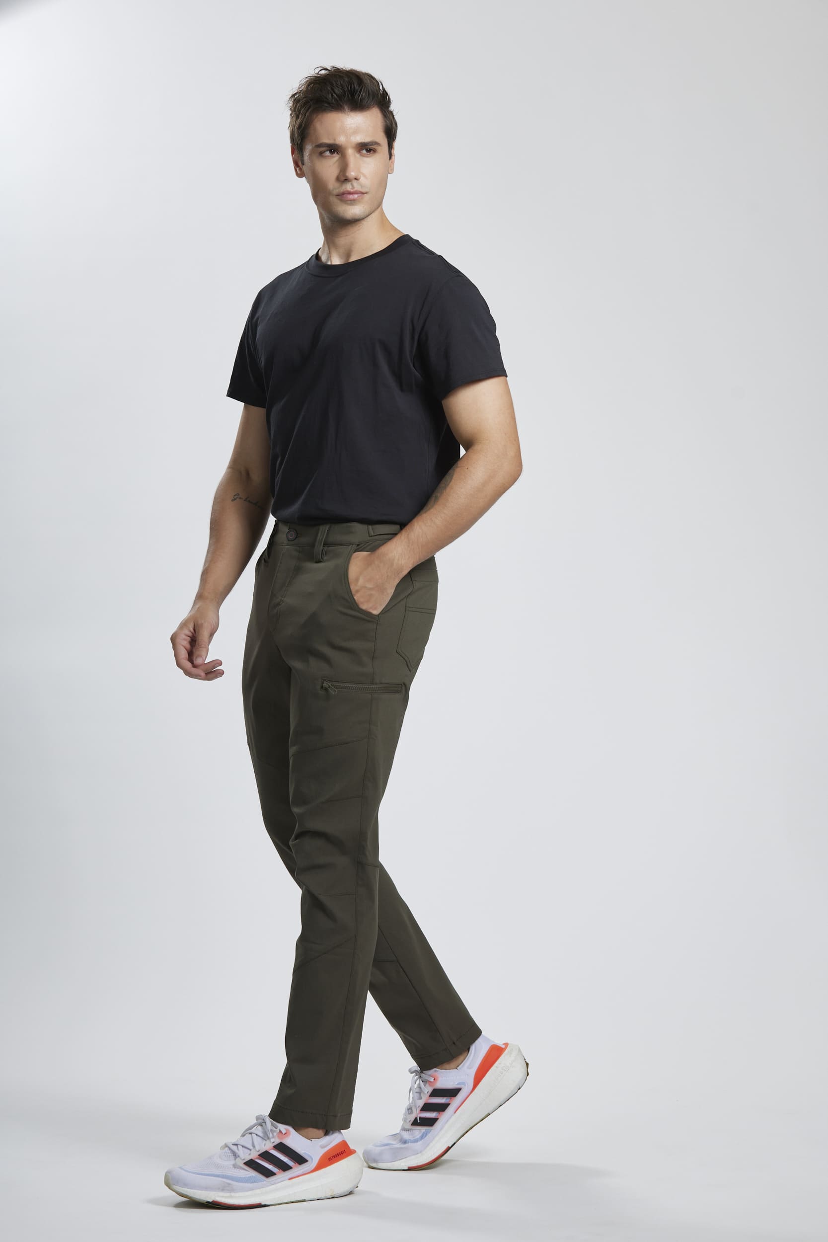 Direct From Brand,PROFI, PROFI Military Green All-Purpose Multi-Pocket UV-resistant Functional Pants, Green, 30W-30L-Tag30