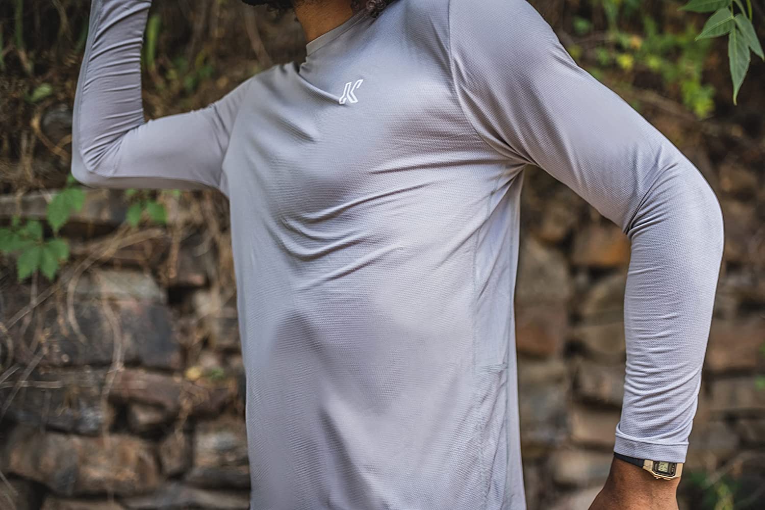 Brand Partner,Koup, Koup Light Grey Performance Anti-Odor Tech Tee, Grey, Medium-41-TagMMedium-42-TagMSmall-38-TagSExtra Large-47-TagXLExtra Extra Large-50-TagXXL