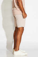 Civil Society Cinnamon Brown Herringbone Knit 7" Shorts