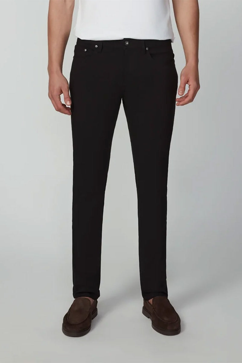 Wholesale,Projek Raw, Projek Raw Black Noir 5-pocket Comfort Waist Pant, Black, 34W-32L-Tag34