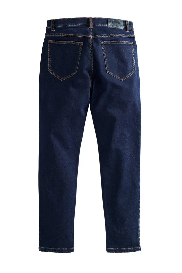 Faire,Nantucket Whaler, Nantucket Whaler Blue Dark Wash Denim Jeans, Blue, 36W-30L-Tag36
