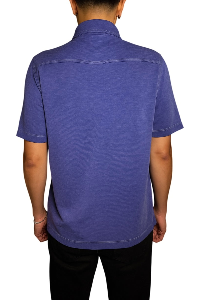 Wholesale,Nicoby Age of Wisdom, Nicoby Age of Wisdom Grape Slub Polynosic Polo, Purple, Small-40-TagSMedium-42-TagMLarge-44-TagLExtra Large-48-TagXLExtra Extra Large-50-TagXXL