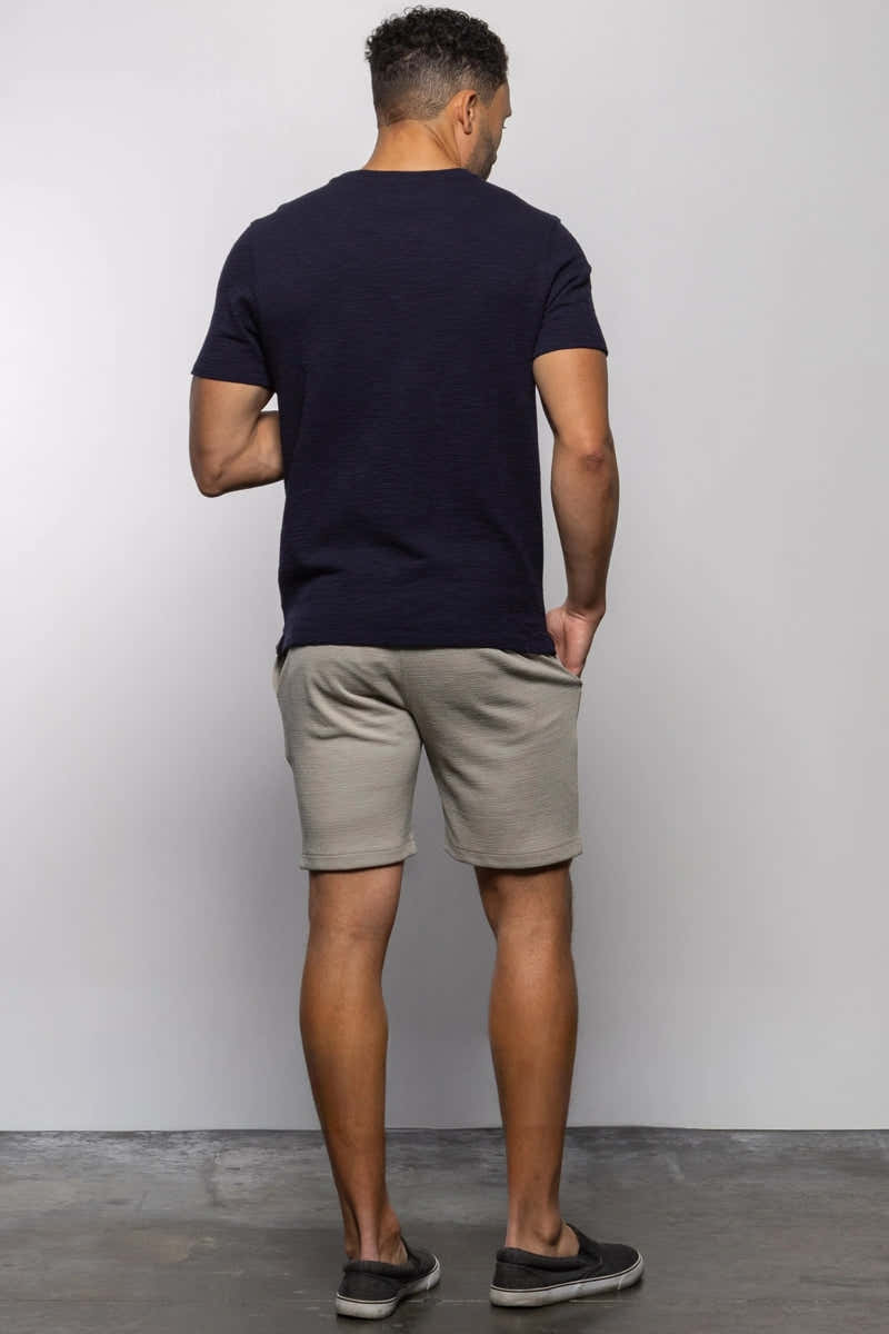 Wholesale,Mason Cruz, Mason Cruz Navy Textured Knit Tee, Blue, Medium-42-TagMLarge-44-TagLExtra Large-46-TagXLExtra Extra Large-49-TagXXL