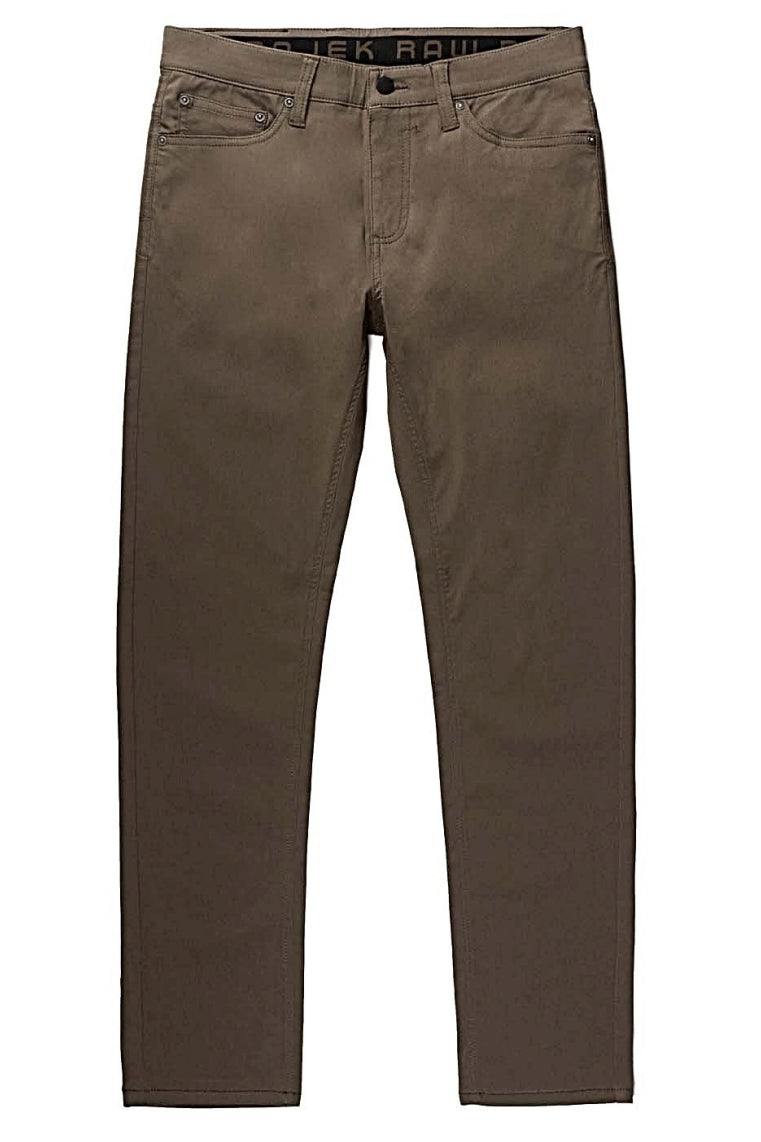 Wholesale,Projek Raw, Projek Raw Mocha 5-pocket Comfort Waist Pant, Brown, 32W-32L-Tag32