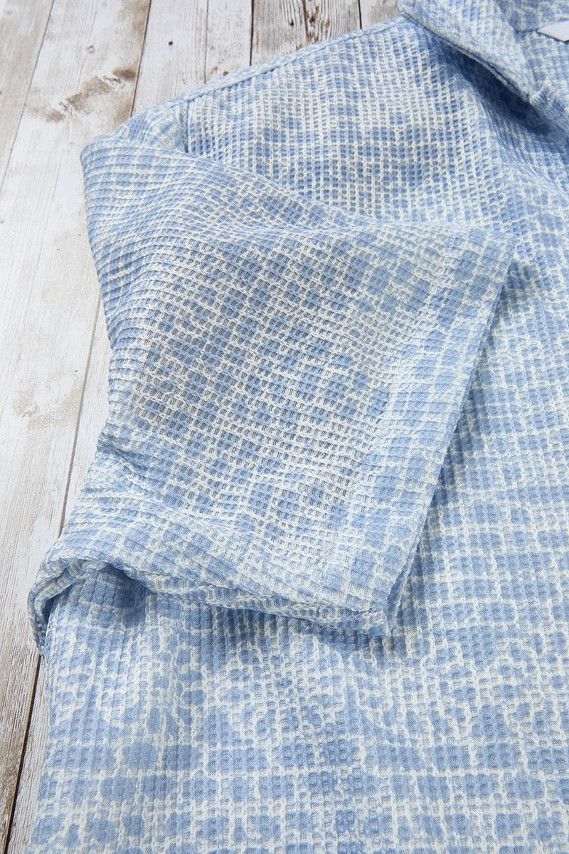 Wholesale,Nicoby Age of Wisdom, Nicoby Age of Wisdom Blue/White Floral Textured Shirt, Blue, Large-46-TagL