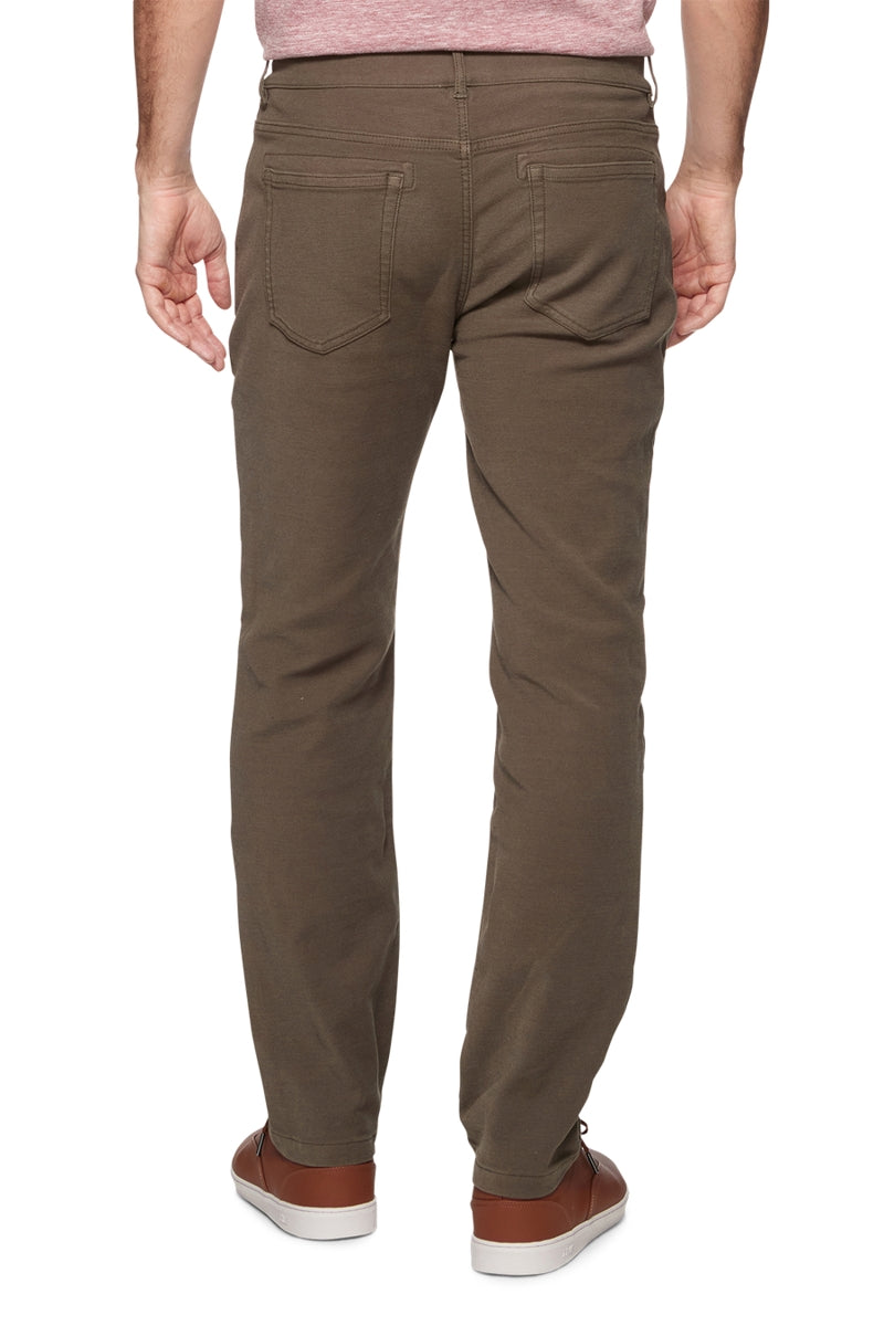 Wholesale,Flag & Anthem, Flag & Anthem Olive Stretch 5-pocket Straight Knit Jeans, Green, 40W-32L-Tag40