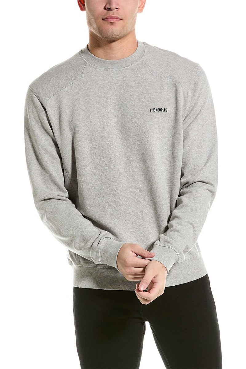 Other,The Kooples, The Kooples Grey Crewneck Sweatshirt, Grey, Medium-44-TagSLarge-48-TagL