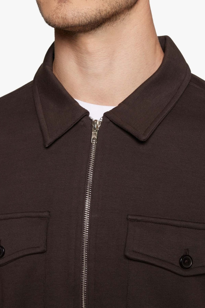 Wholesale,Signal Clothing, Signal Clothing Brown Full Zip Overshirt, Brown, Small-42-TagSMedium-44-TagMExtra Extra Large-52-TagXXL