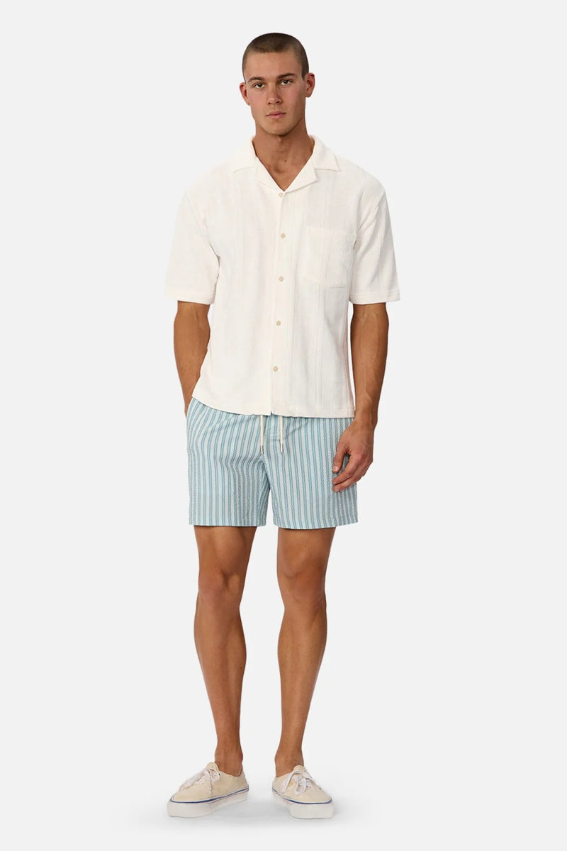 Wholesale,INDUSTRIE AUSTRALIA, INDUSTRIE AUSTRALIA Off White Textured Knitted Shirt, White, Medium-44-TagM