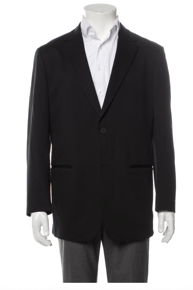 RealReal,Theory, Theory Black Single Vent Blazer, Black, Medium-40-Tag42