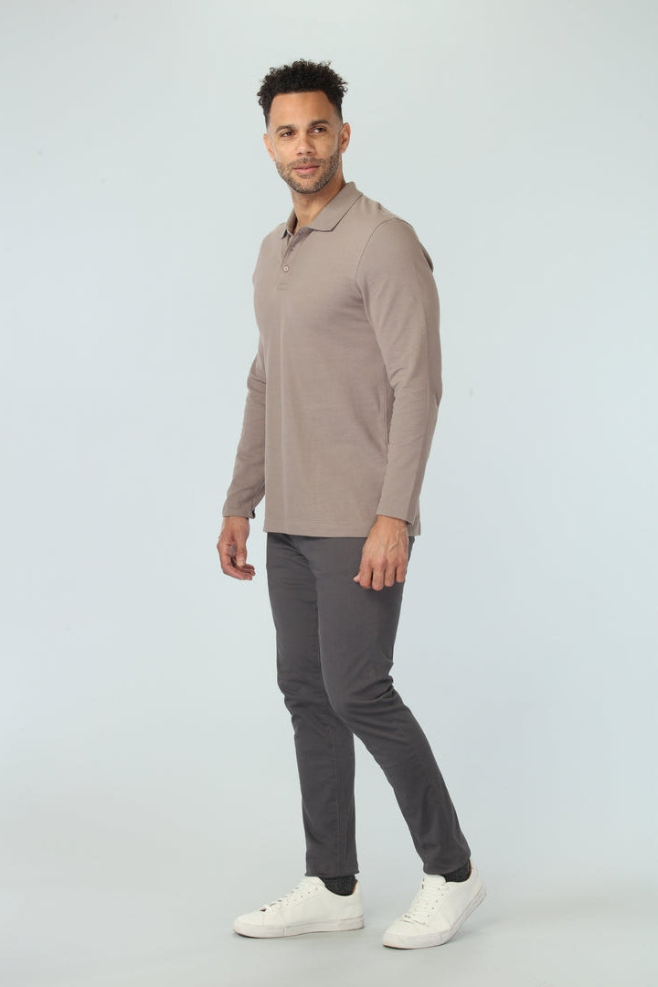 Wholesale,Vustra, Vustra Brown Organic Cotton Polo, Brown, Large-42-TagL