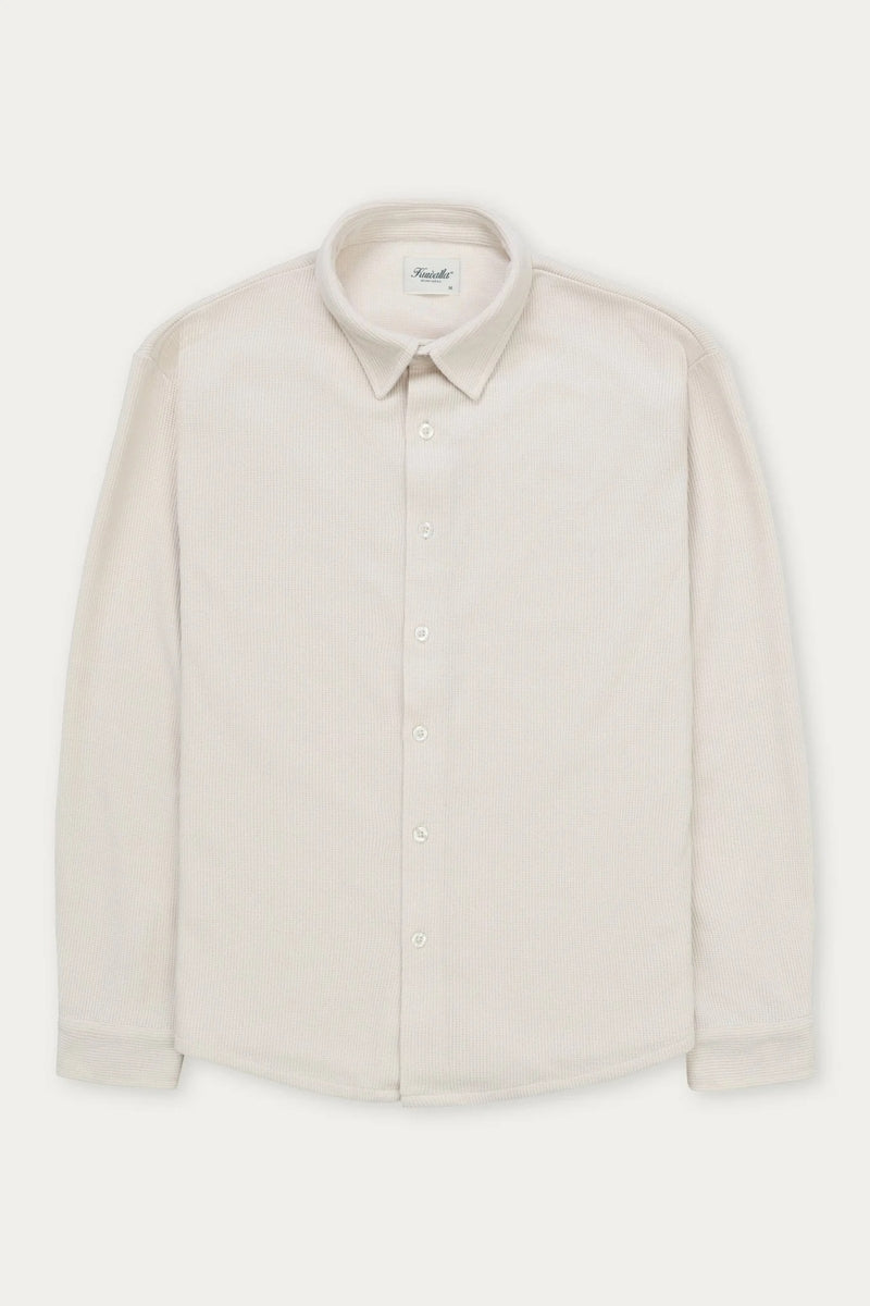 Wholesale,Kuwalla, Kuwalla Cream Textured Chenille Overshirt, Cream, Small-44-TagS