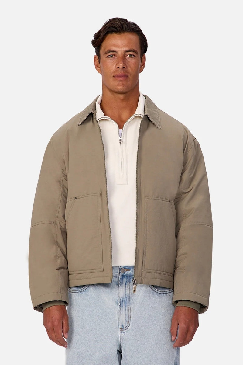 Wholesale,INDUSTRIE AUSTRALIA, INDUSTRIE AUSTRALIA Army Green Padded Jacket, Green, Small-42-TagSMedium-46-TagMLarge-48-TagLExtra Large-50-TagXLExtra Extra Large-52-TagXXL