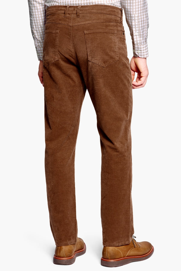 Johnston & Murphy Camel Stretch Corduroy Pants