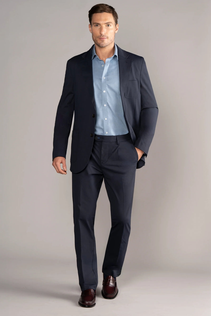 Wholesale,Twillory, Twillory Navy Patch Pocket Japanese Stretch Performance Blazer, Blue, Medium-40-Tag40