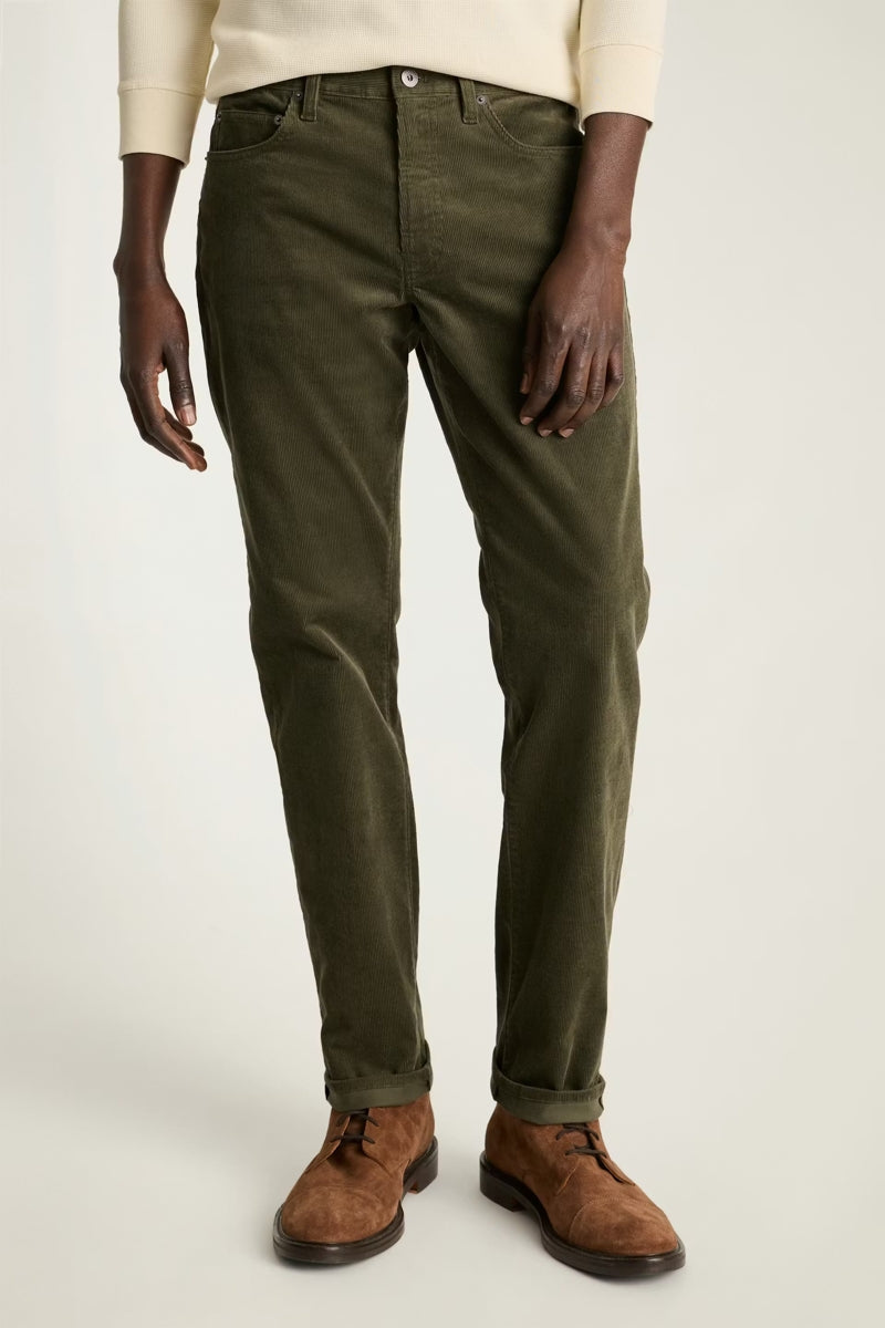 Wholesale,Bonobos, Bonobos Dark Olive Corduroy 5-Pocket Pants, Green, 34W-32L-Tag34